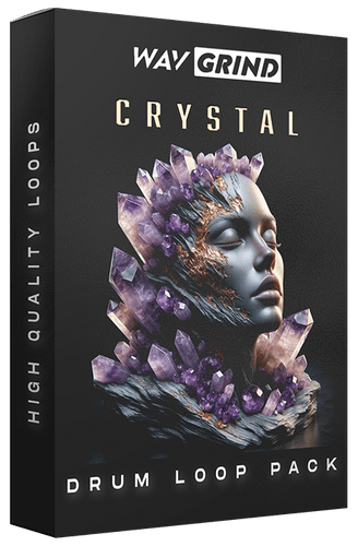 WavGrind Crystal drum loop and drum MIDI pack